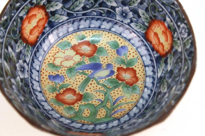 Vintage Ceramic Bowl, Japanese Ceramic Bowl, Hand Painted, Vintage, Ceramic Art, Retro Japanese ...